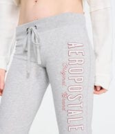 Aeropostale Original Brand Low-Rise Fit & Flare Sweatpants