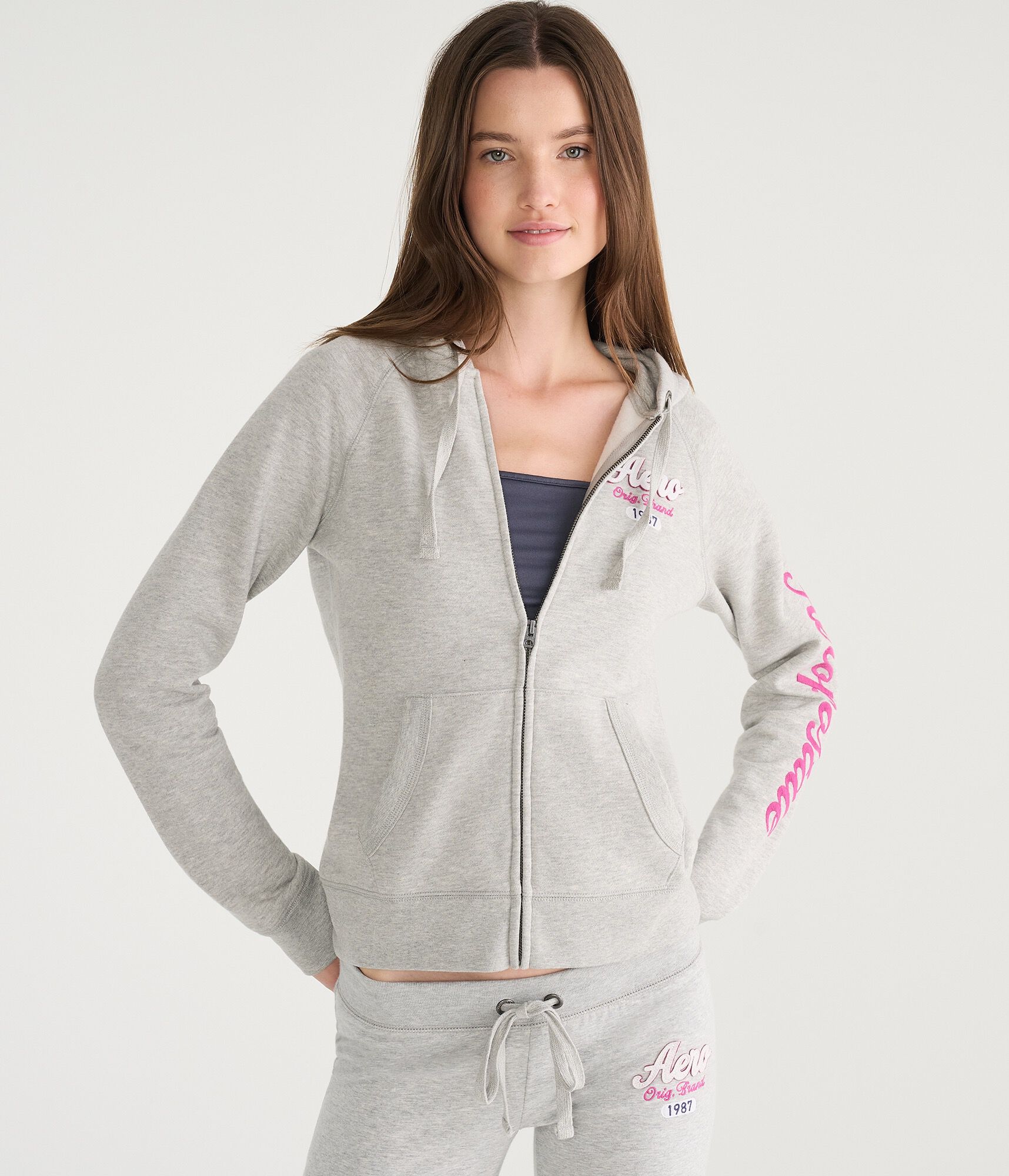 Aero Original Brand Full-Zip Hoodie