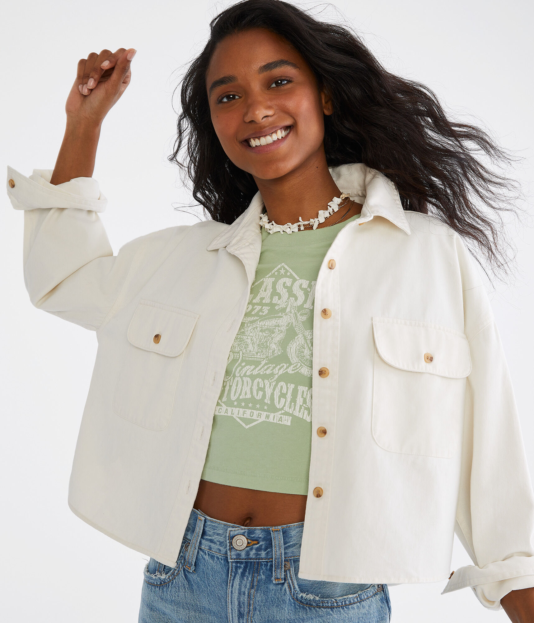 Relaxed Shirt Jacket