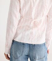 Long Sleeve Thin Stripe Fitted Shirt