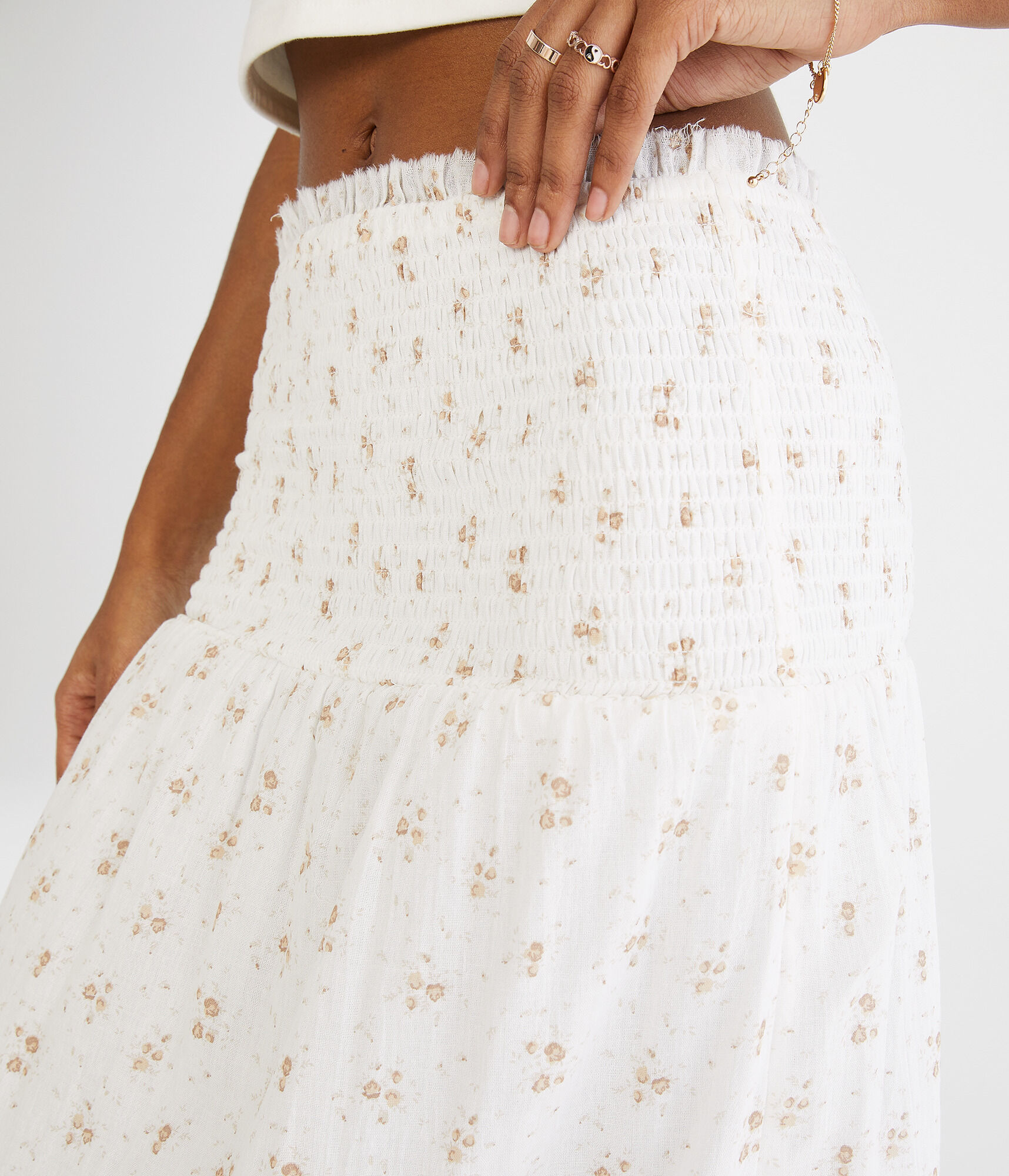 Floral Strapless Convertible Dress