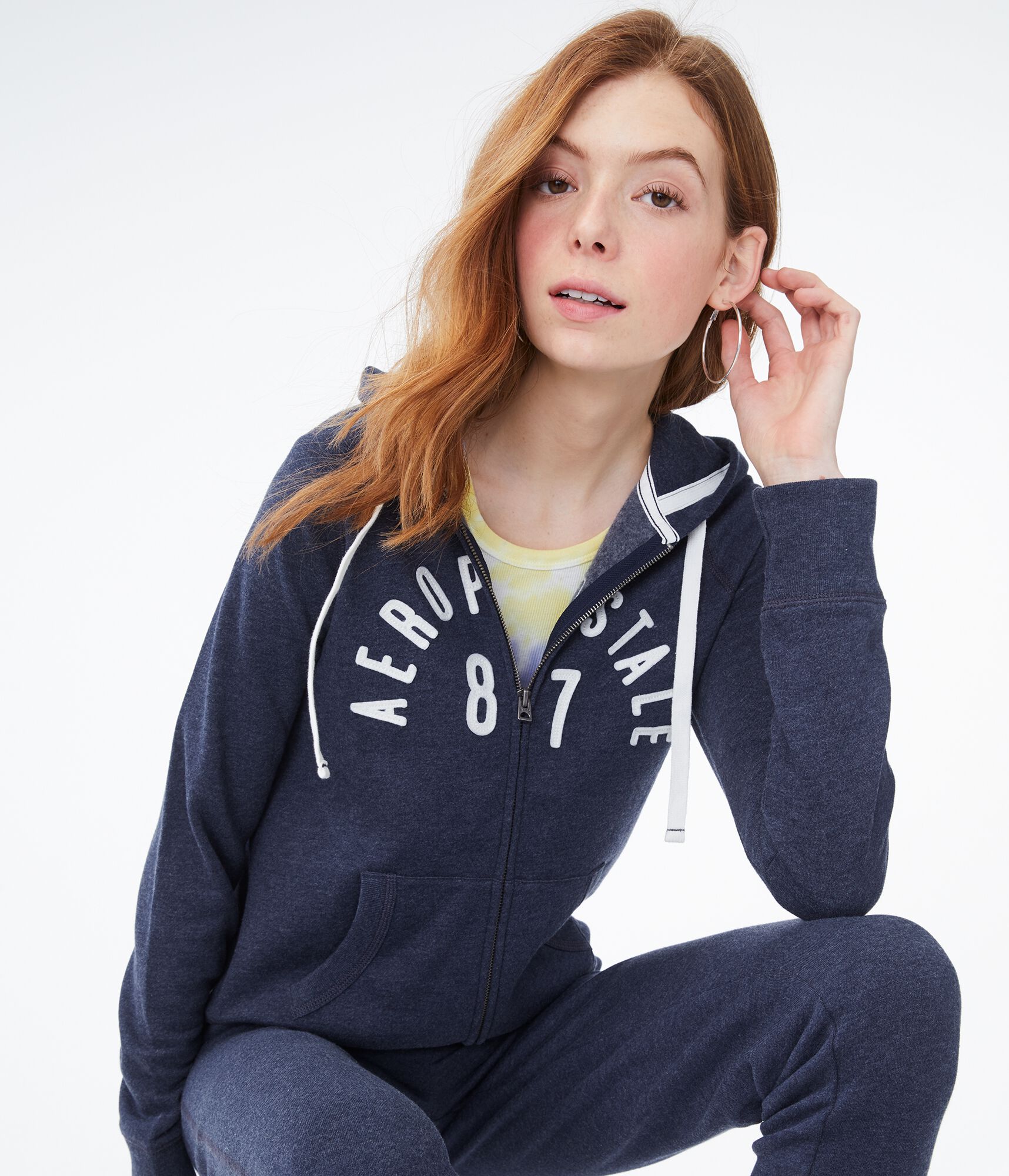 Aeropostale 87 Full-Zip Hoodie