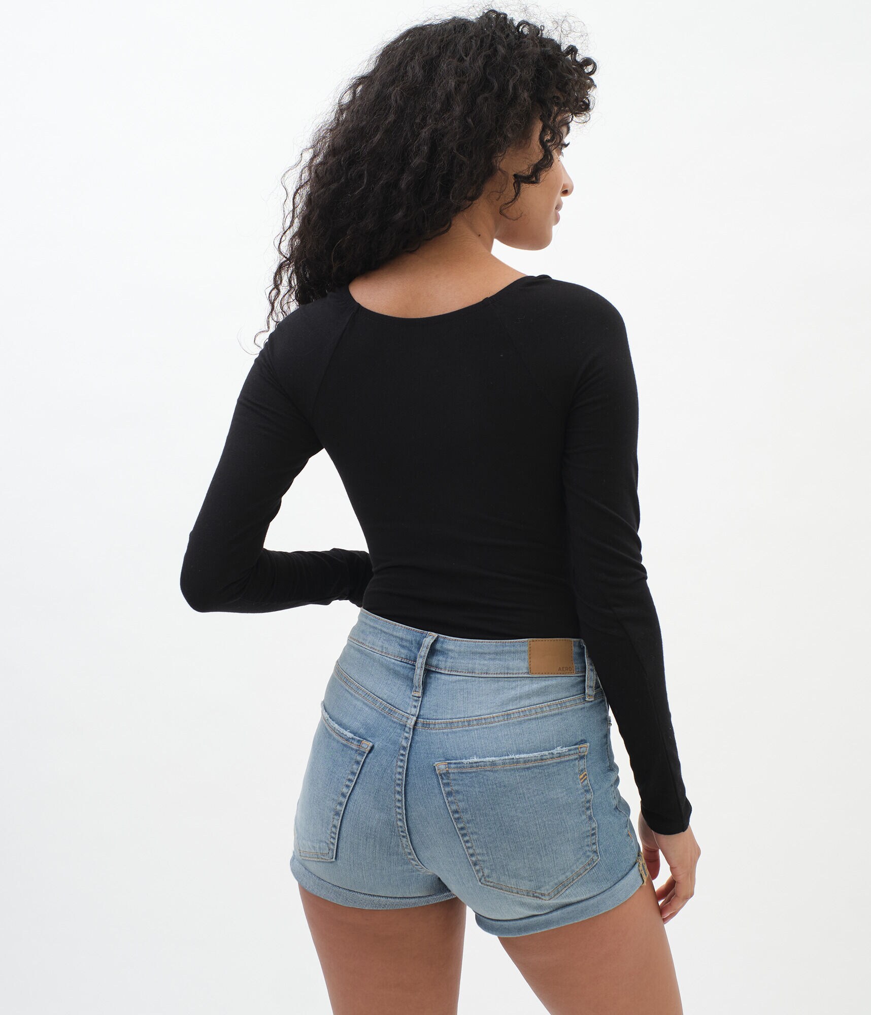 Long Sleeve V-Wire Bodysuit***