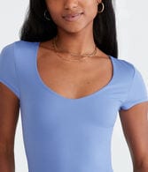 Seriously Soft Smooth V-Neck Bodysuit