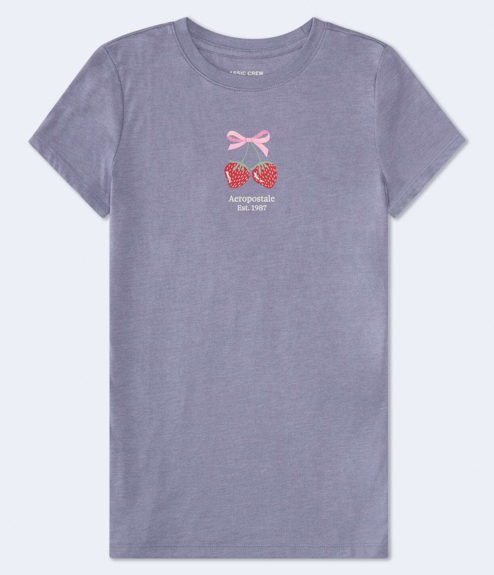 Aeropostale Strawberry Bow Graphic Tee