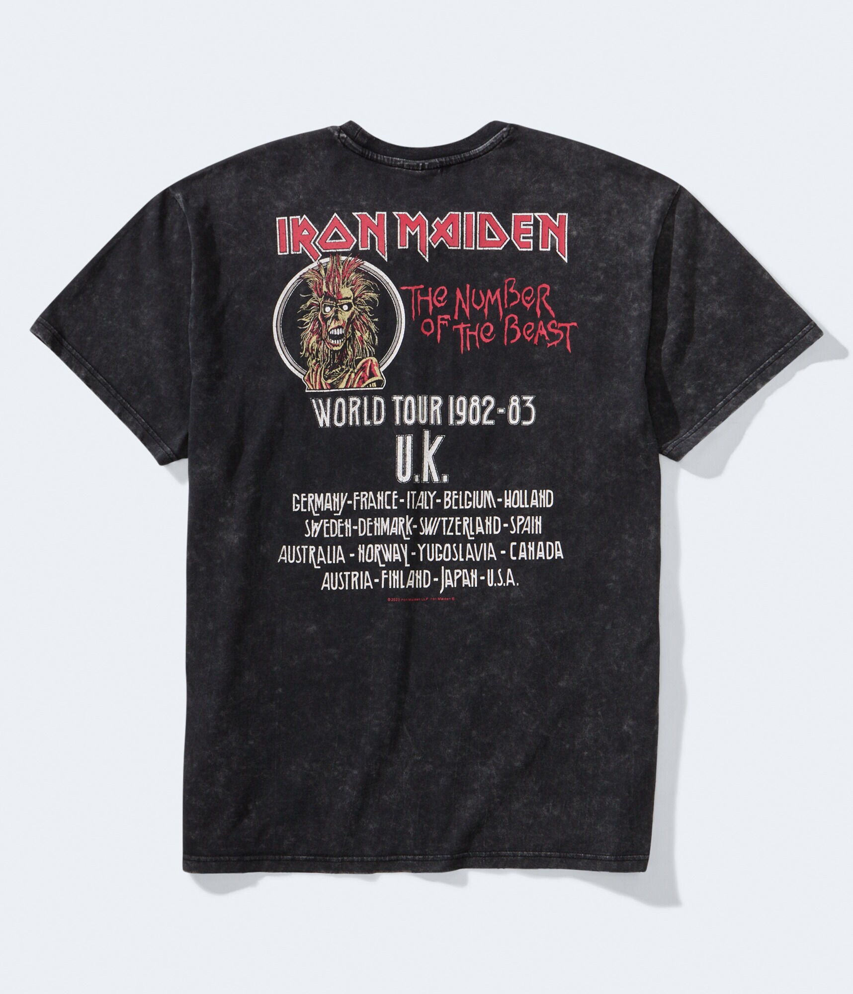 Iron Maiden Number Of The Beast Graphic Tee