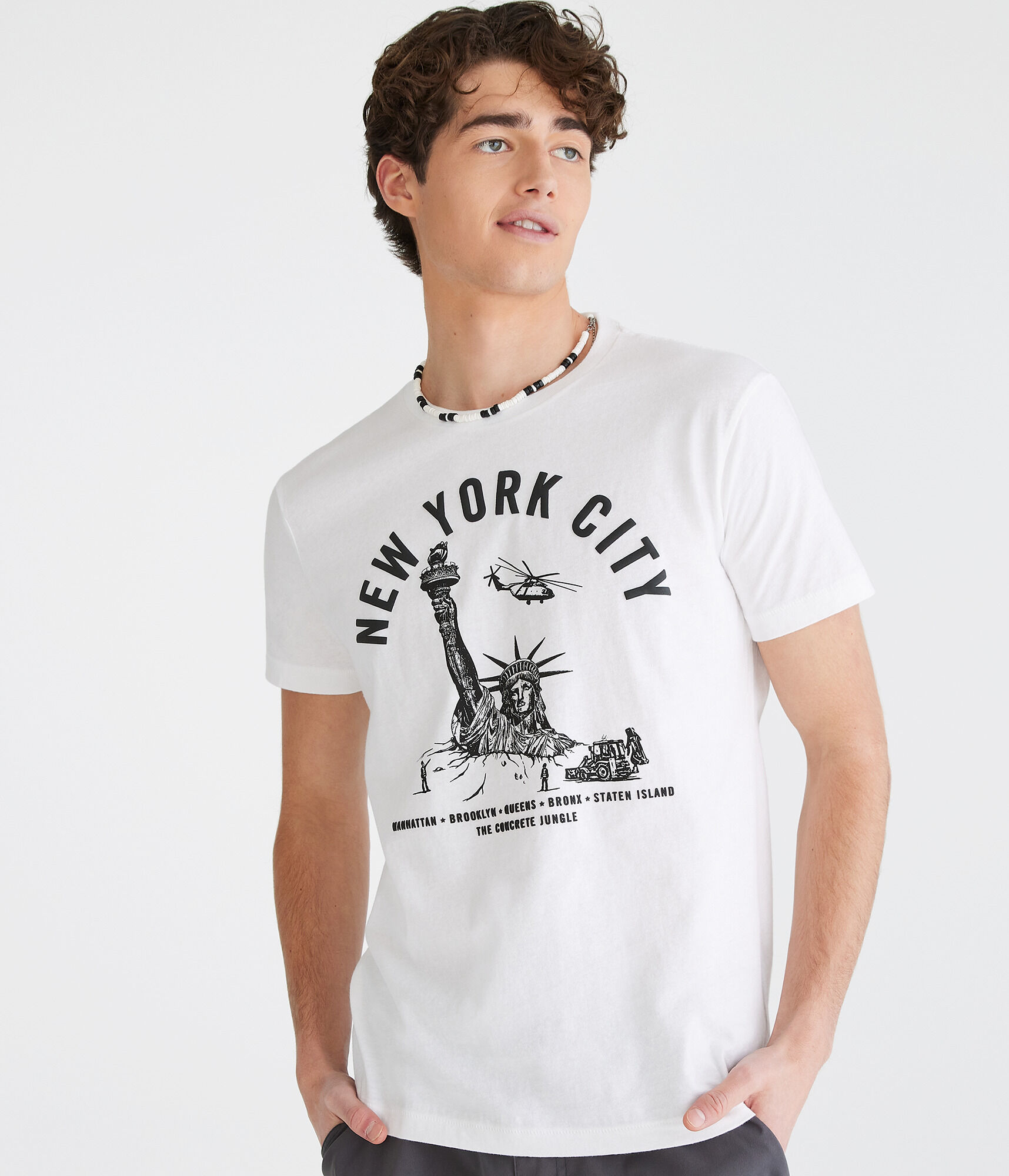 New York City Statue Of Liberty Graphic Tee