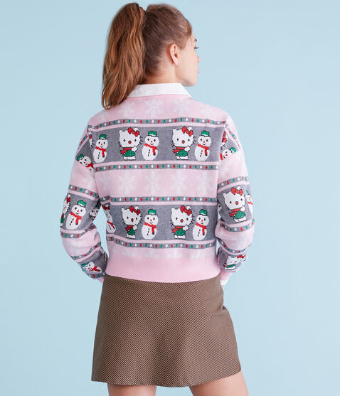 Hello Kitty Fair Isle Crew Sweater