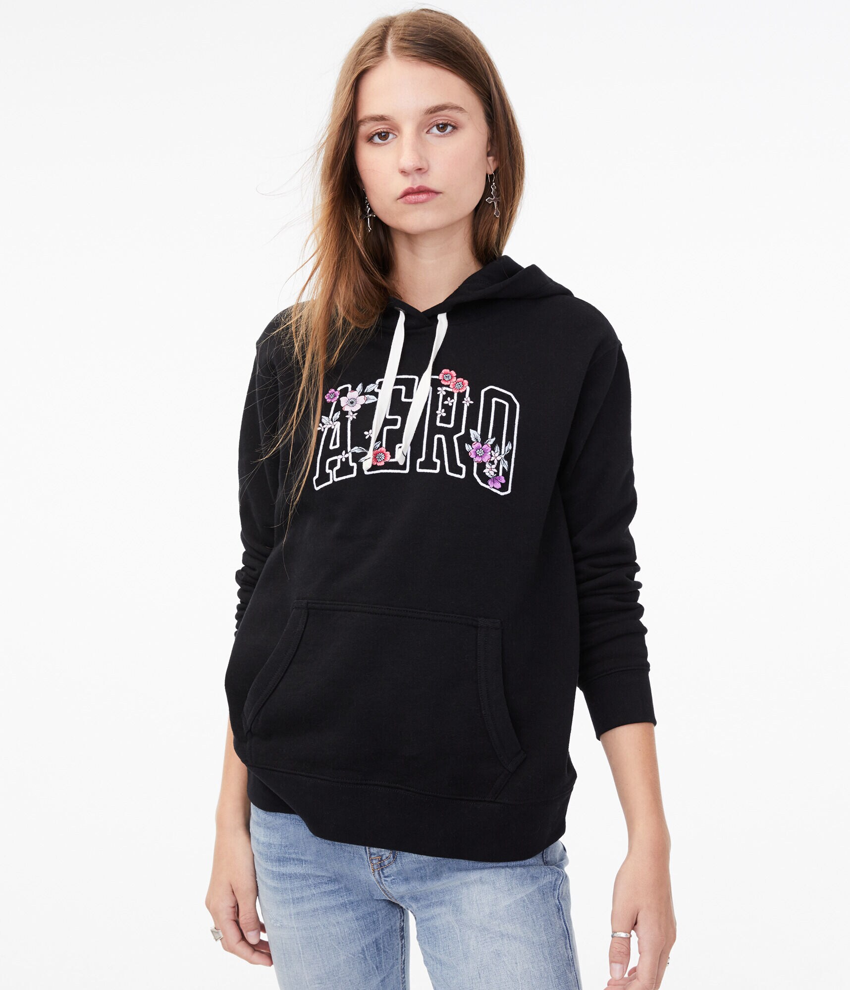 Aero Flower Pullover Hoodie