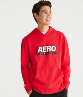Aero New York Box Logo Pullover Hoodie