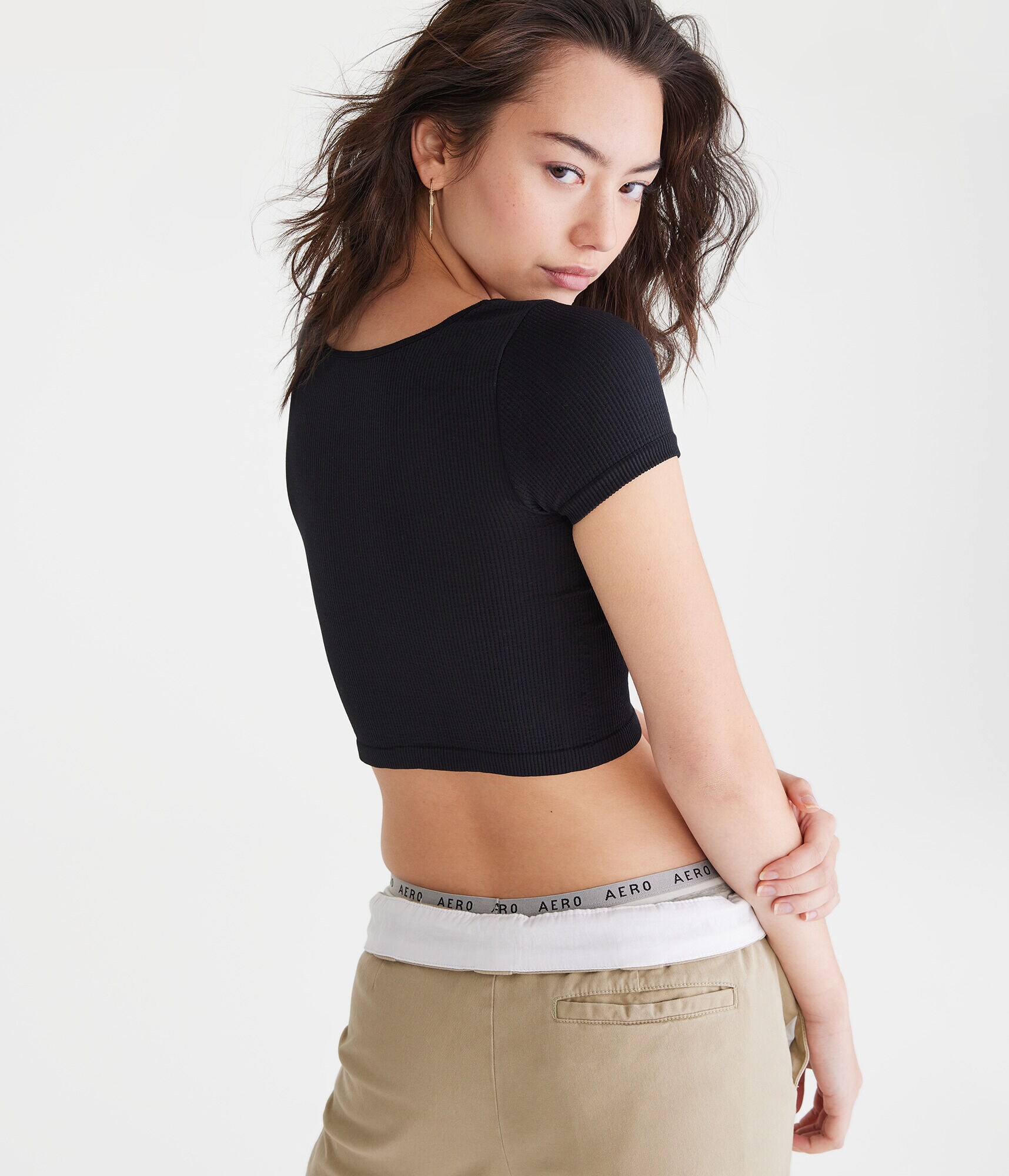 Seriously Soft Seamless Wear 2 Ways Baby Tee