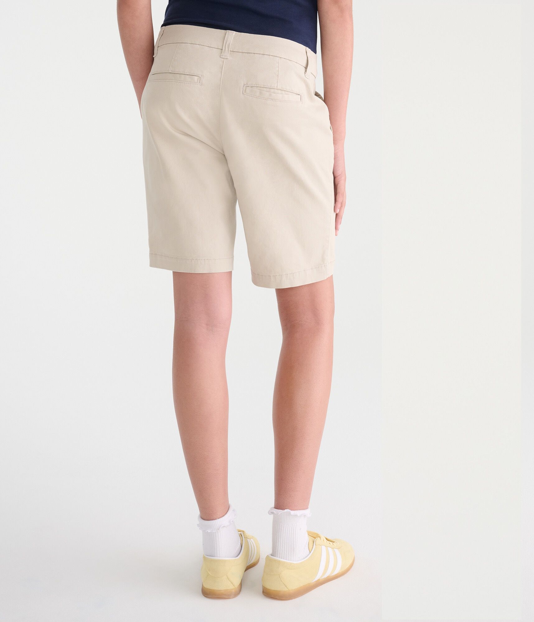 Low-Rise Uniform Bermuda Shorts