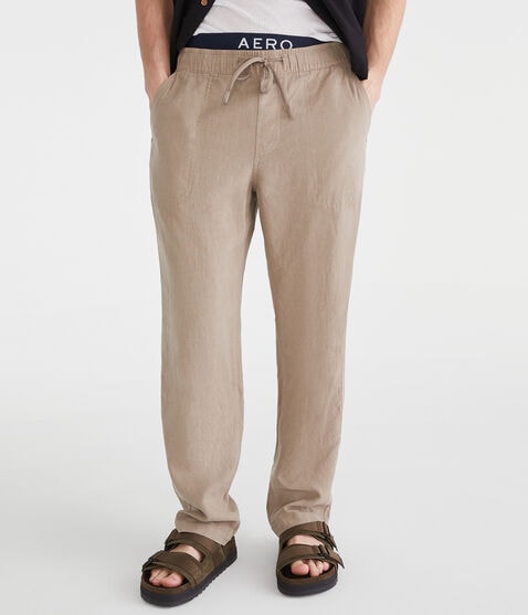 Drawstring Linen Pants
