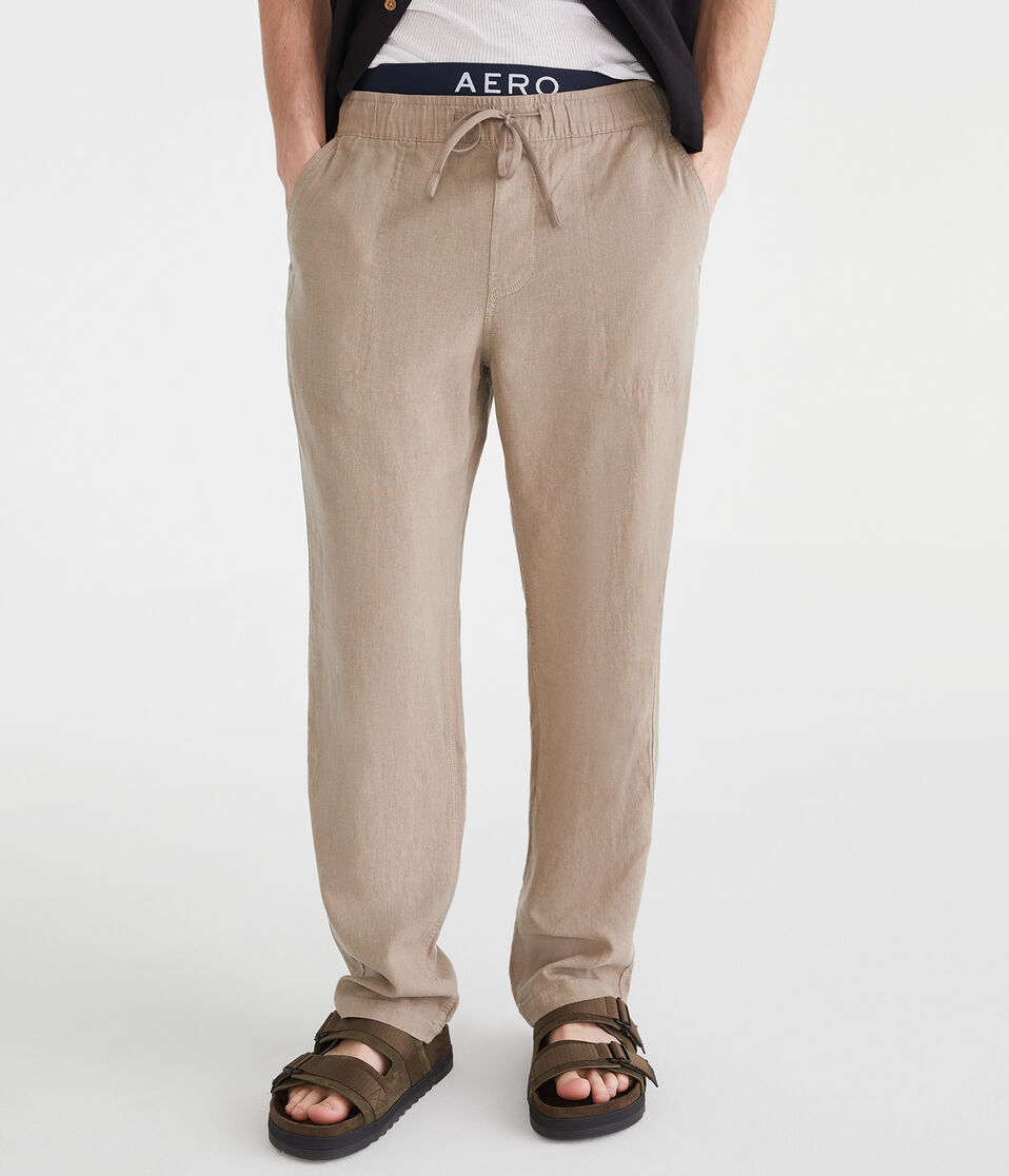 Drawstring Linen Pants