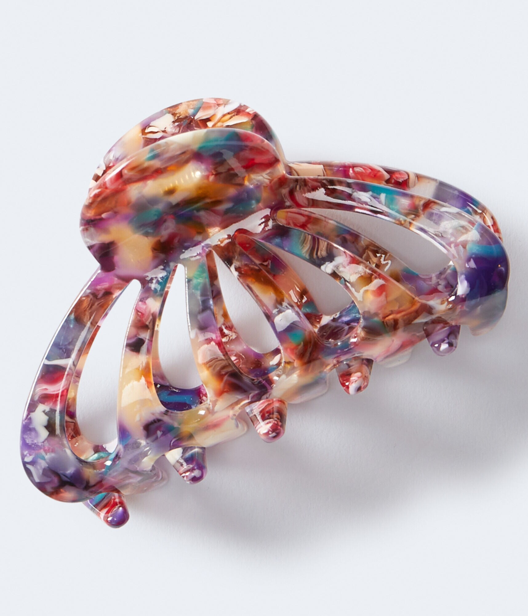 Multicolor Cage Claw Hair Clip