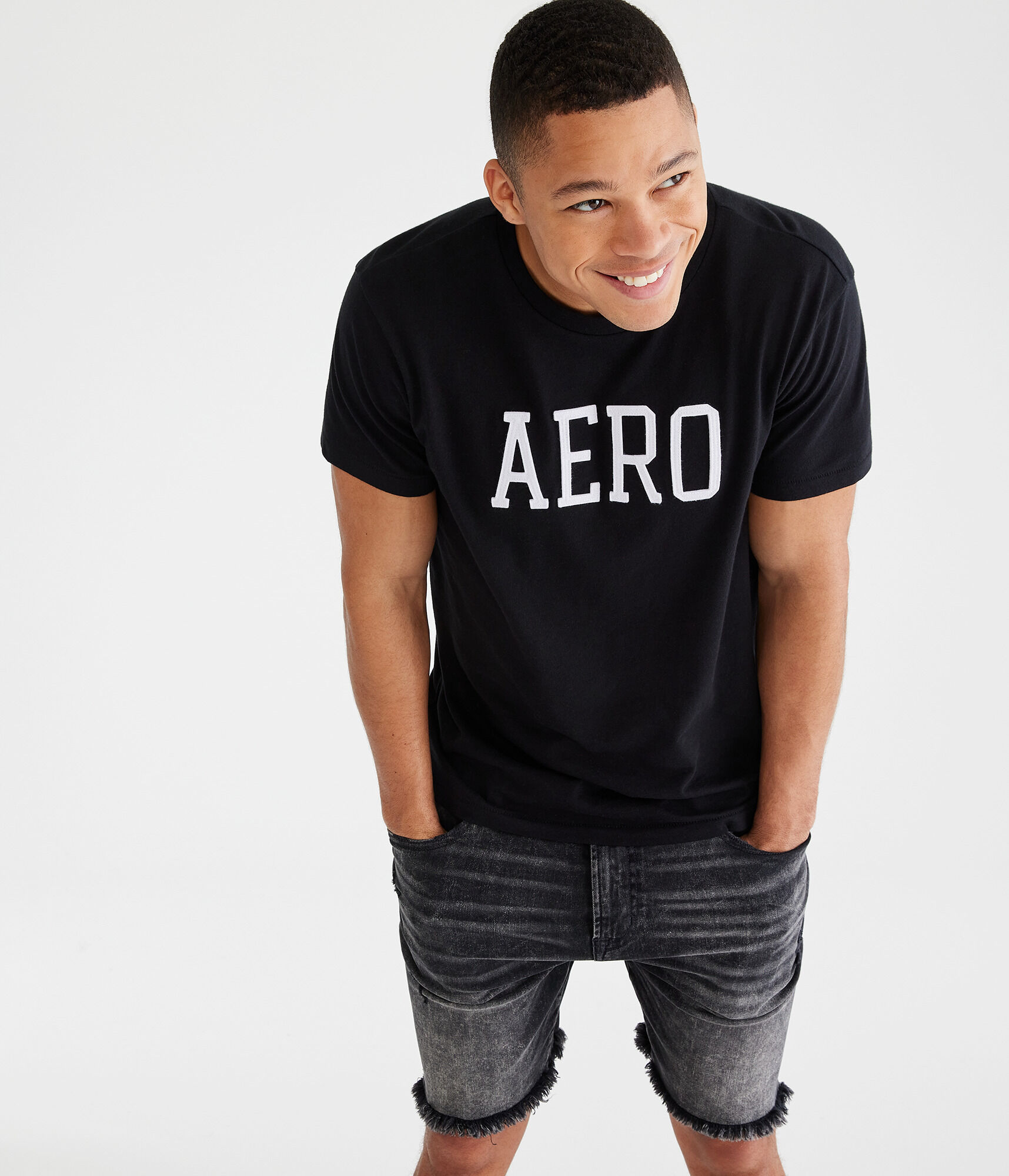 Aero Logo Appliqu&eacute; Graphic Tee