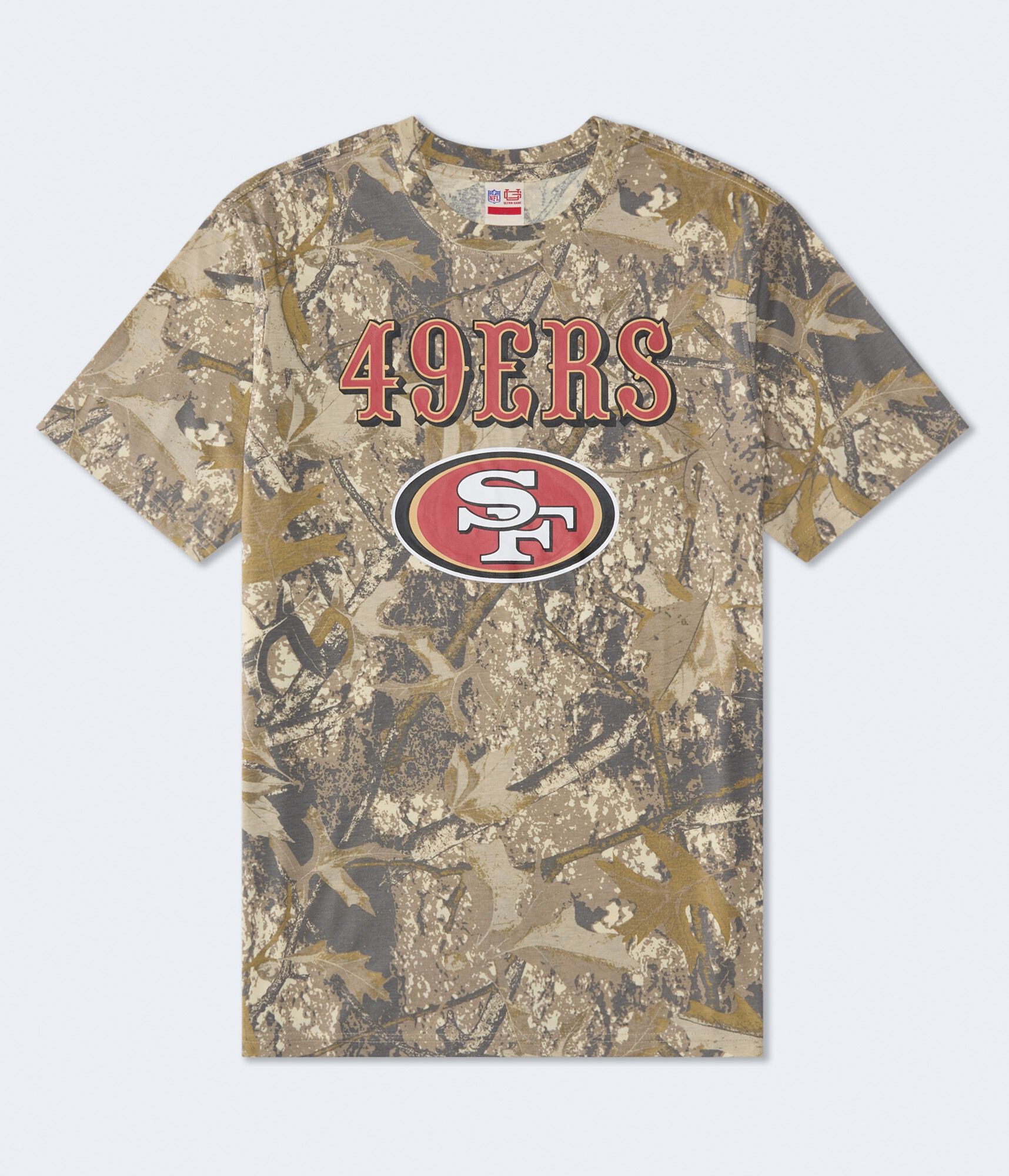 San Francisco 49ers Forest Camo Relaxed Graphic Tee