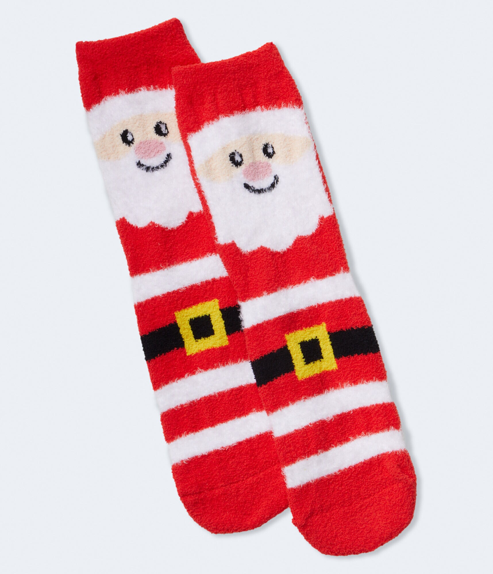 Santa Fuzzy Crew Socks