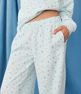 Demetra for Aero Floral Wide Leg Sweatpants
