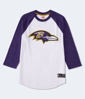3/4 Sleeve Baltimore Ravens Relaxed Raglan Tee