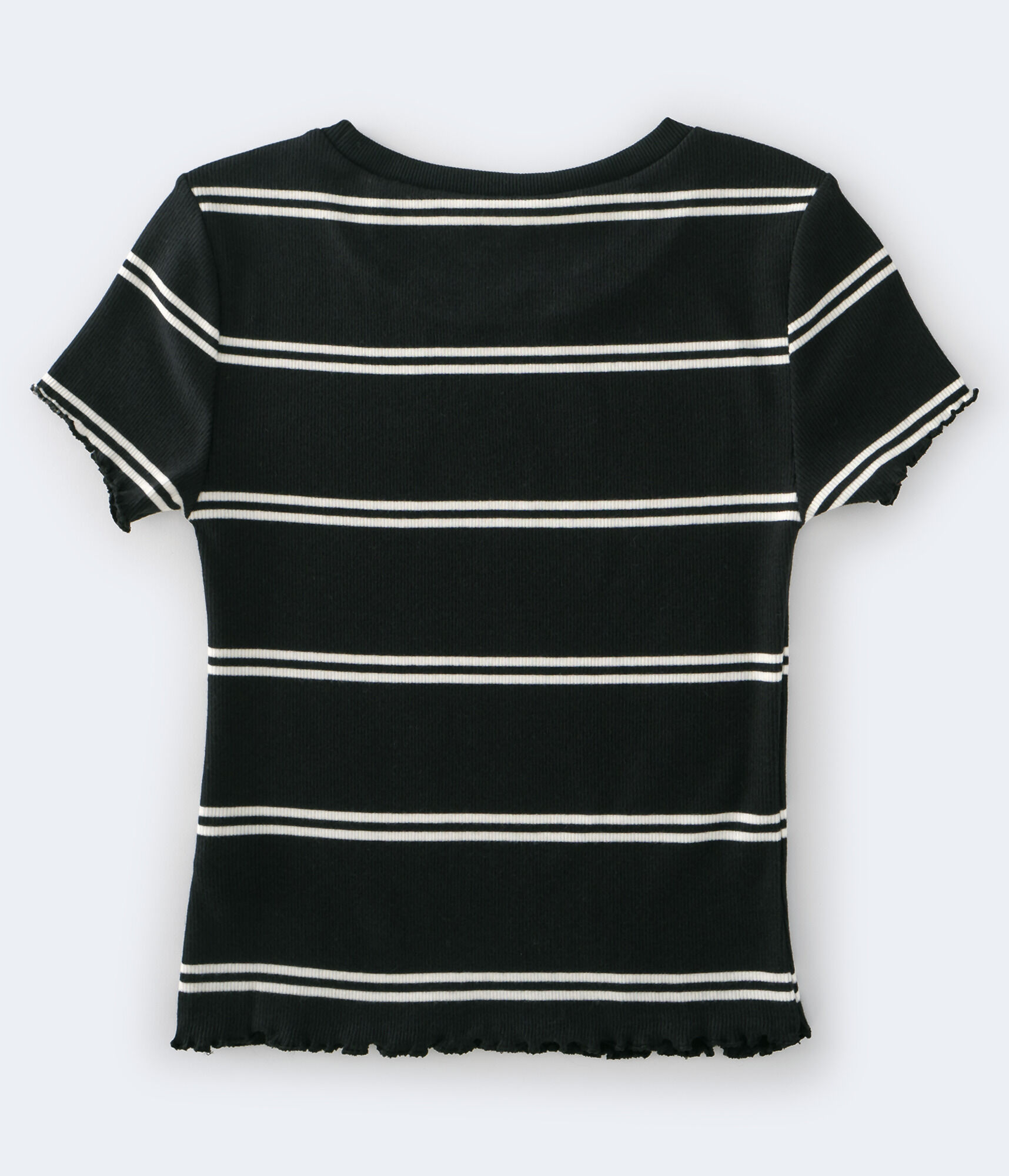 Striped Shrunken Tee