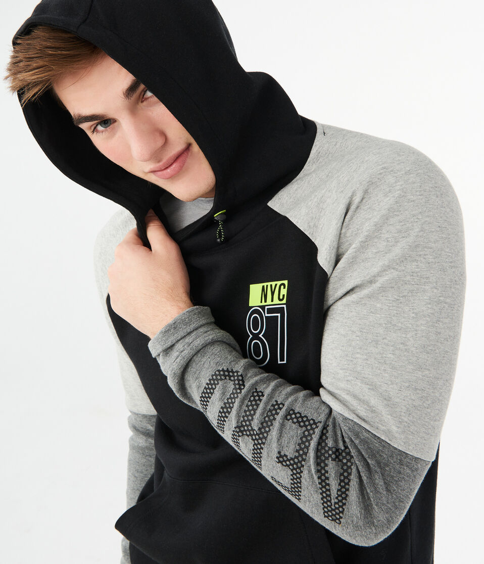 Colorblocked NYC 87 Active Pullover Hoodie