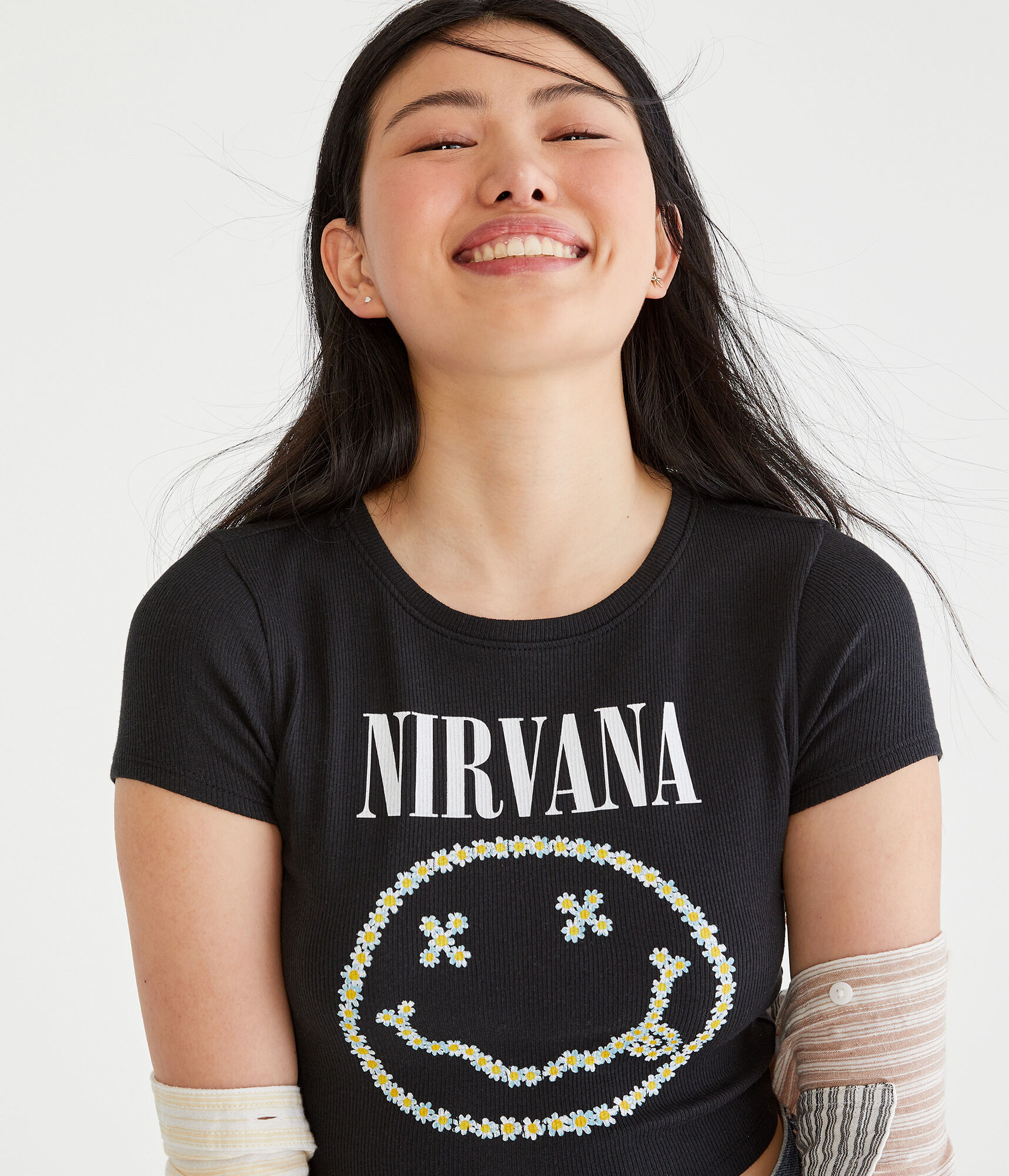 Nirvana Shrunken Graphic Tee
