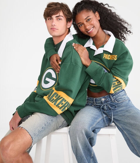 Green Bay Packers Rugby Sweatshirt Green Bay Packers Rugby Sweatshirt