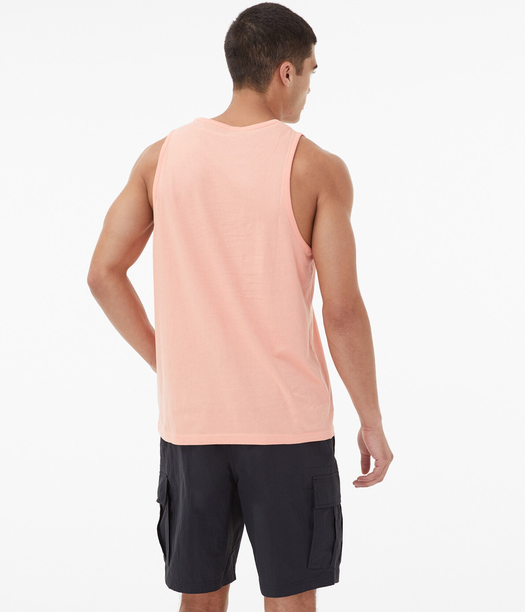 No Bad Vibes Graphic Muscle Tank