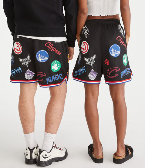 NBA Team Logos Mesh Shorts 6"