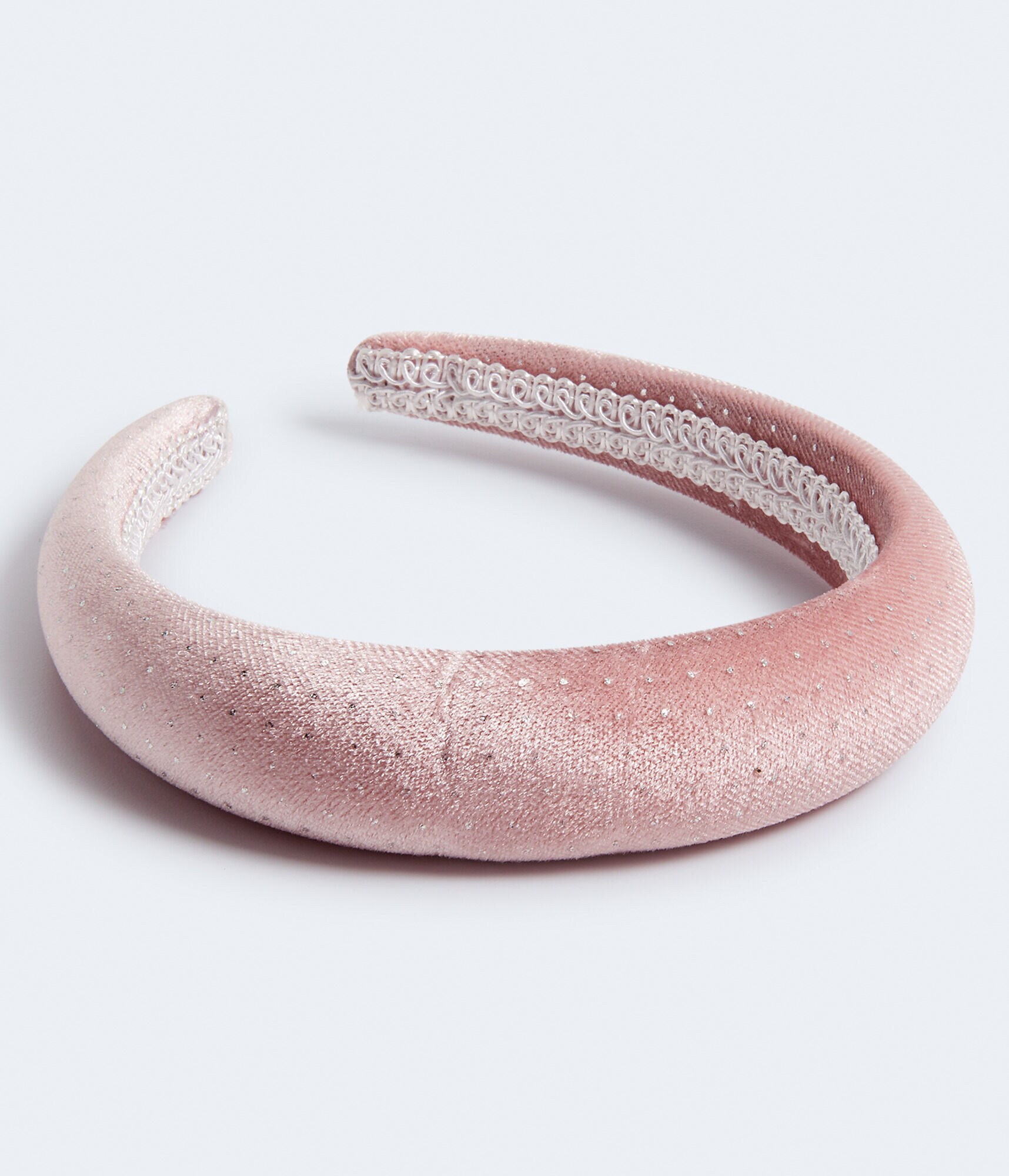 Glitter Dot Velvet Padded Headband