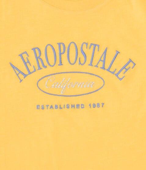 Aeropostale California Glitter Graphic Tee