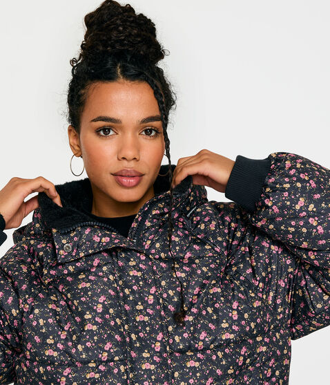 Floral Heavyweight Puffer Jacket Floral Heavyweight Puffer Jacket