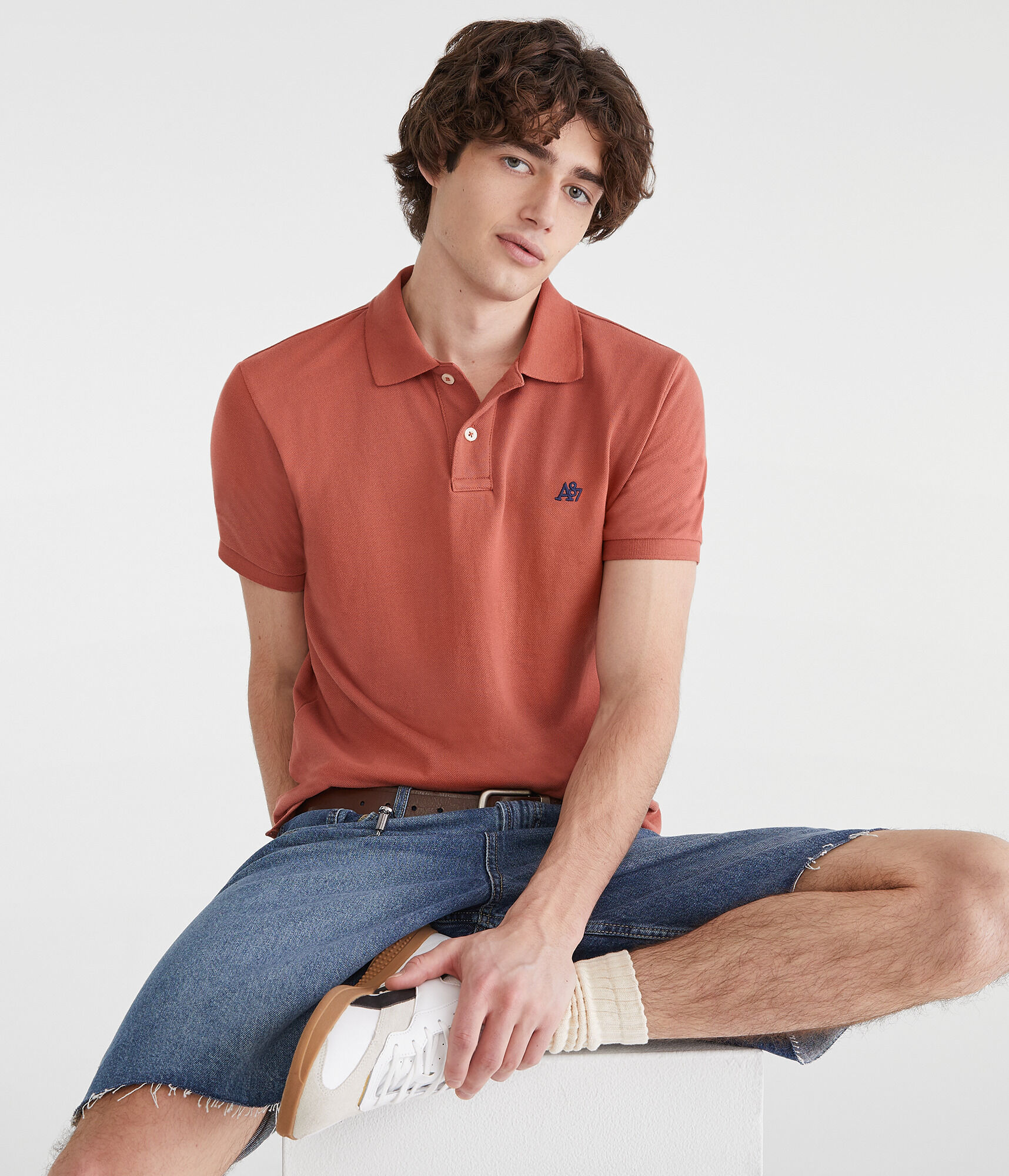 Eco A87 Logo Piqu&eacute; Polo