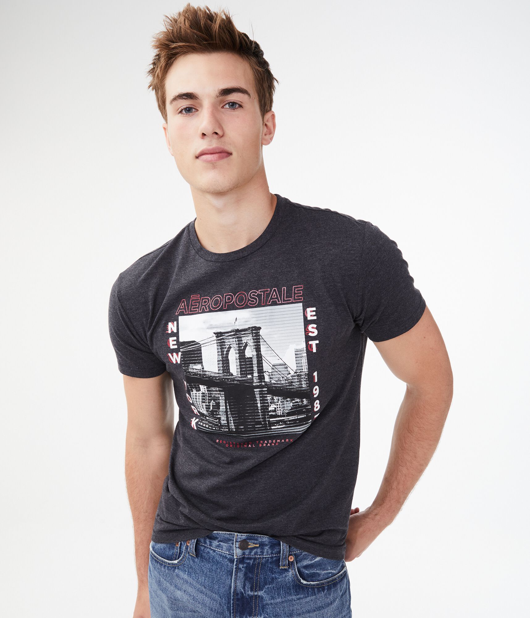 Aero New York Bridge Graphic Tee