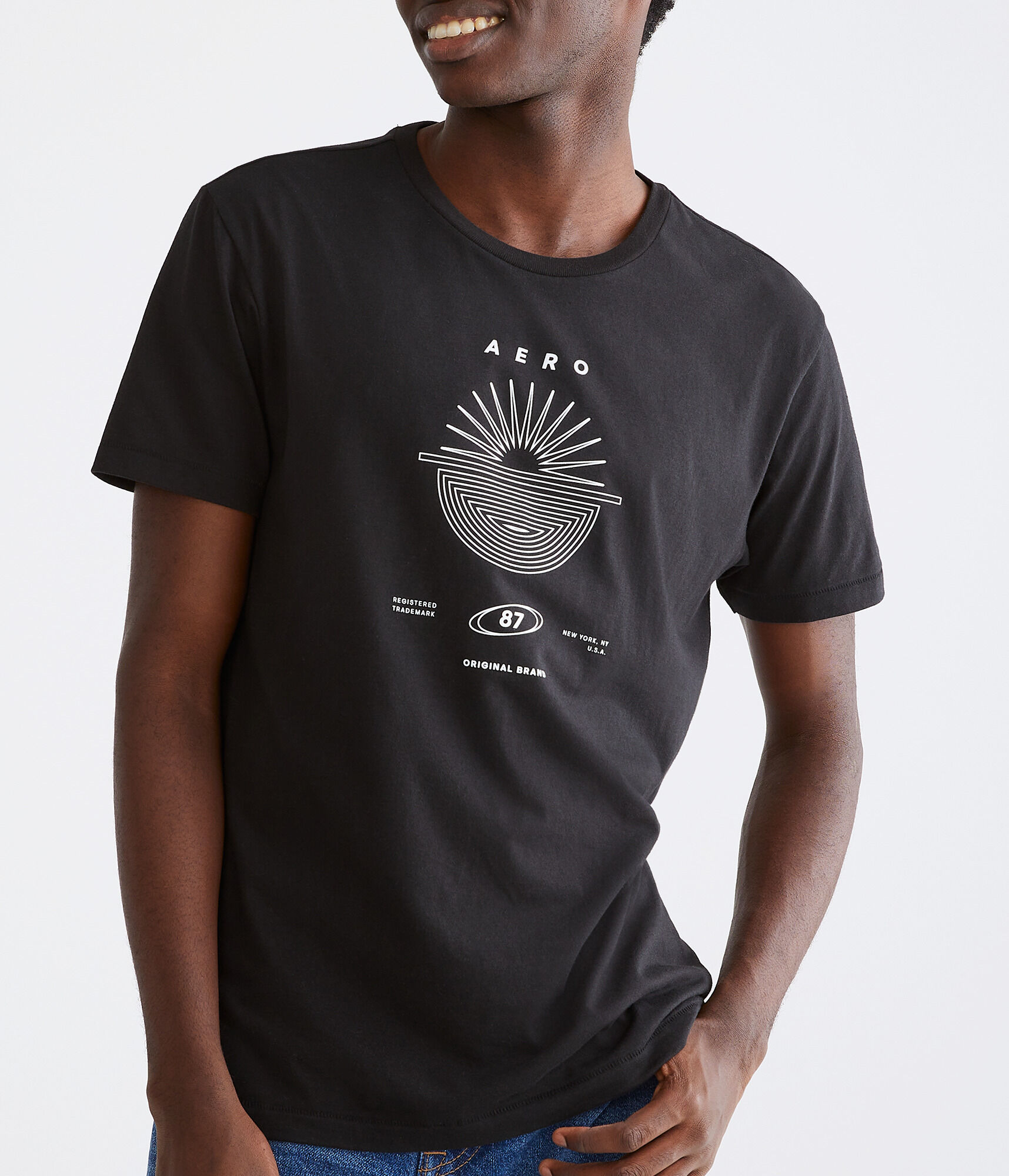 Aero Sunrise Swirl Graphic Tee