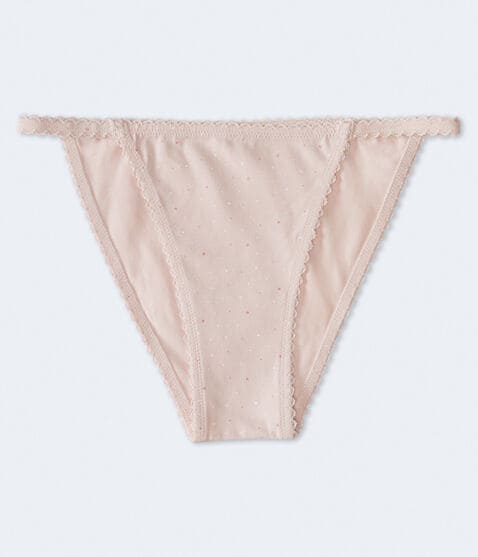 Tiny Dot Scallop-Trim Cheeky Tiny Dot Scallop-Trim Cheeky