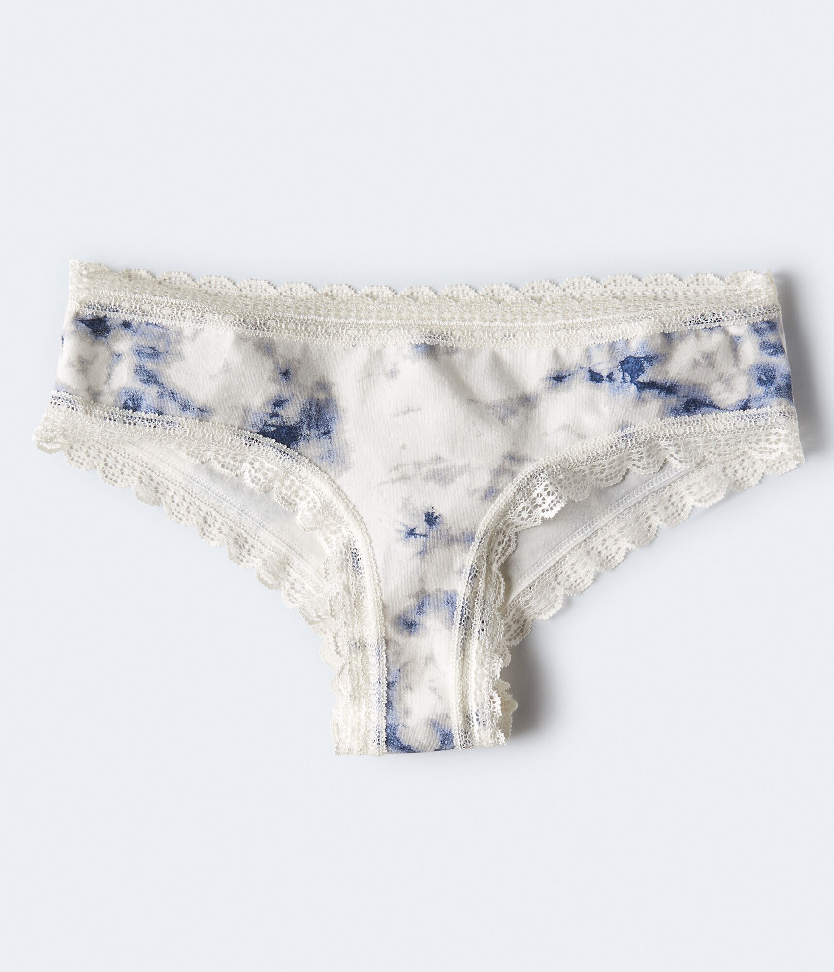 Tie-Dye Lace-Trim Cheeky