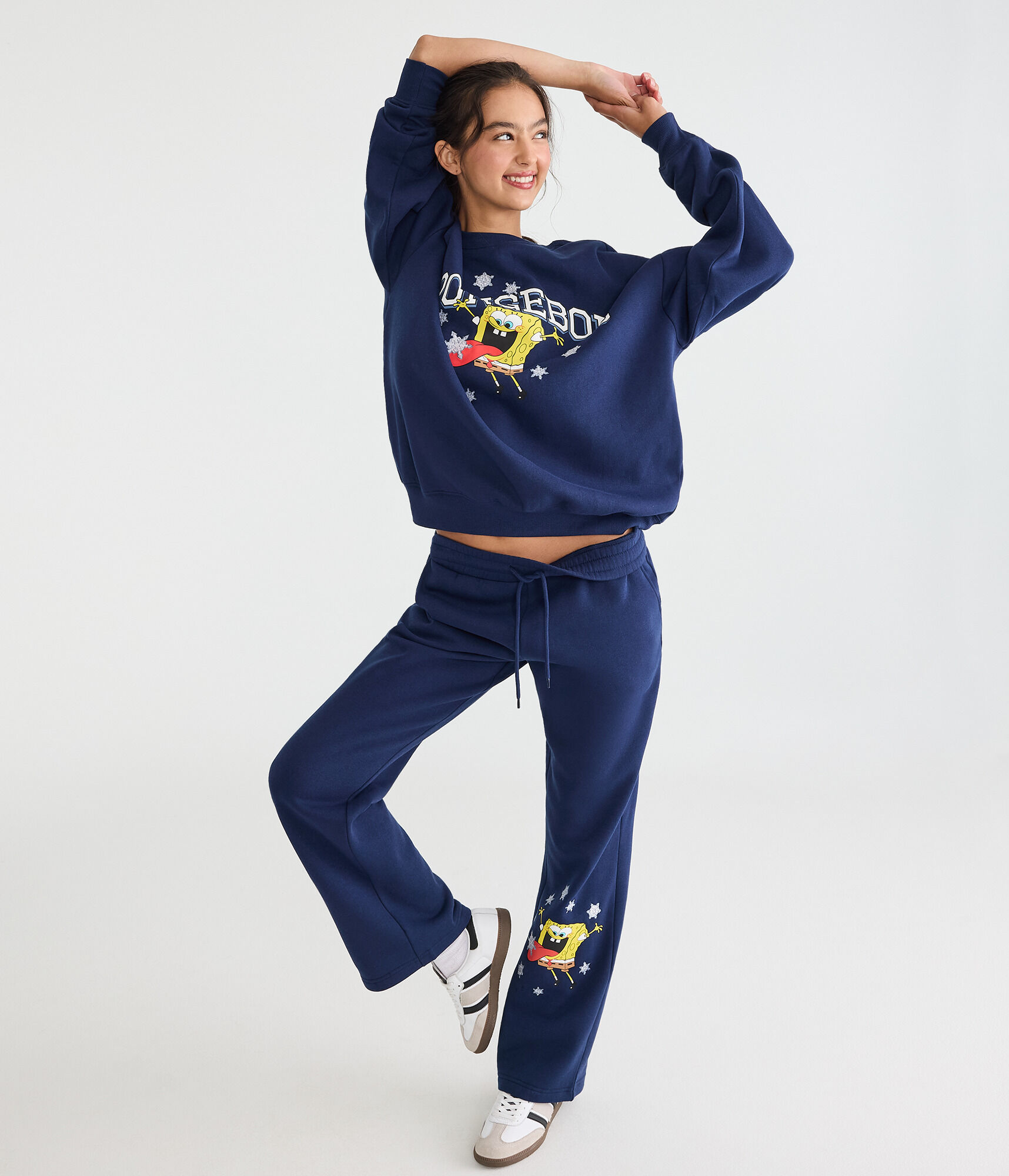 SpongeBob x Aero Snowflakes Straight Leg Sweatpants