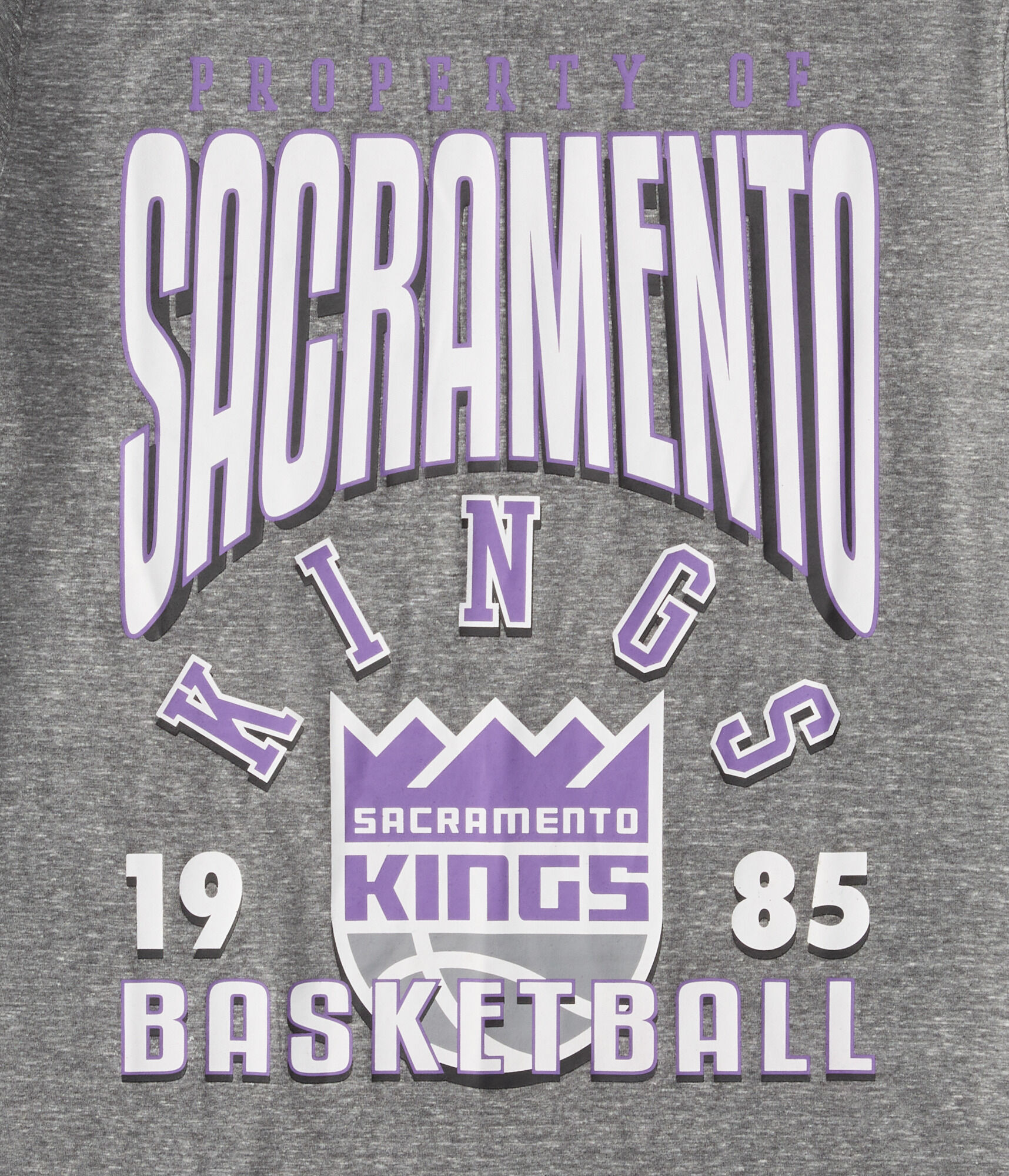 Property Of Sacramento Kings Relaxed Graphic Tee