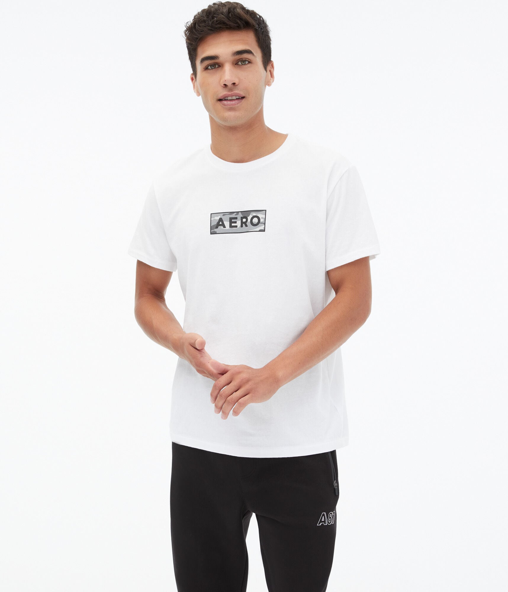 Camo Box Logo Graphic Tee