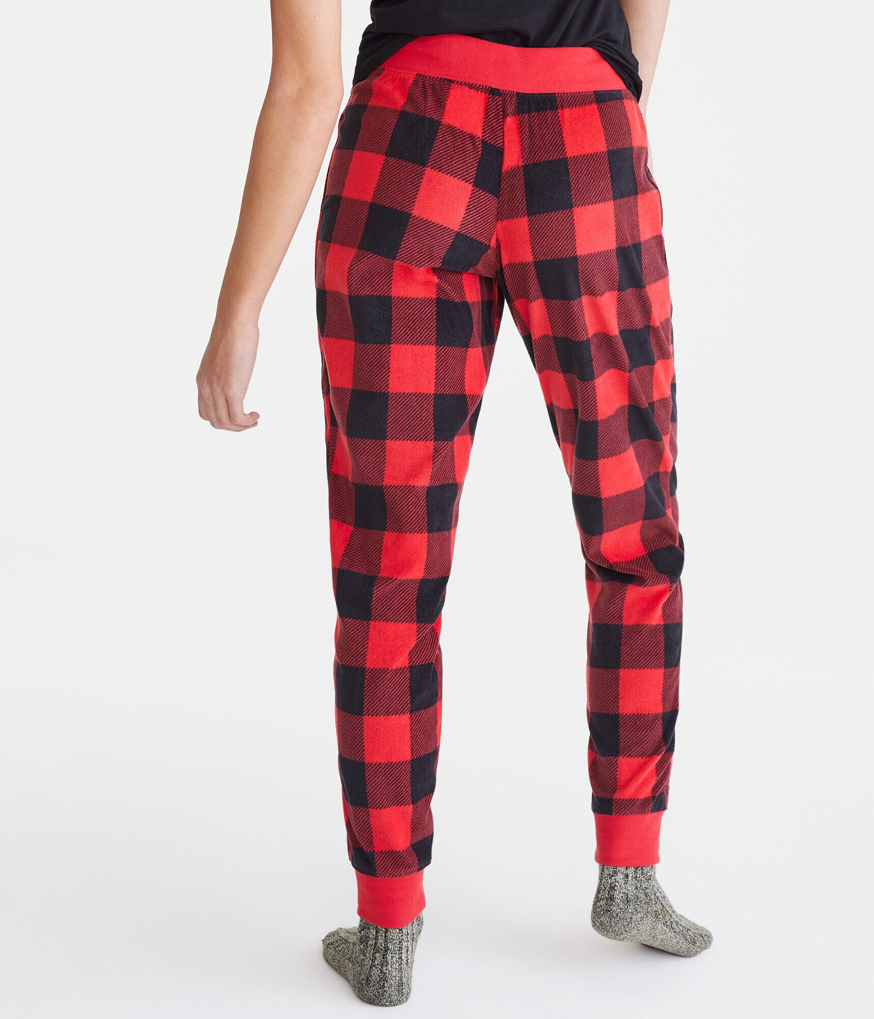Buffalo Plaid Polyfleece Sleep Joggers
