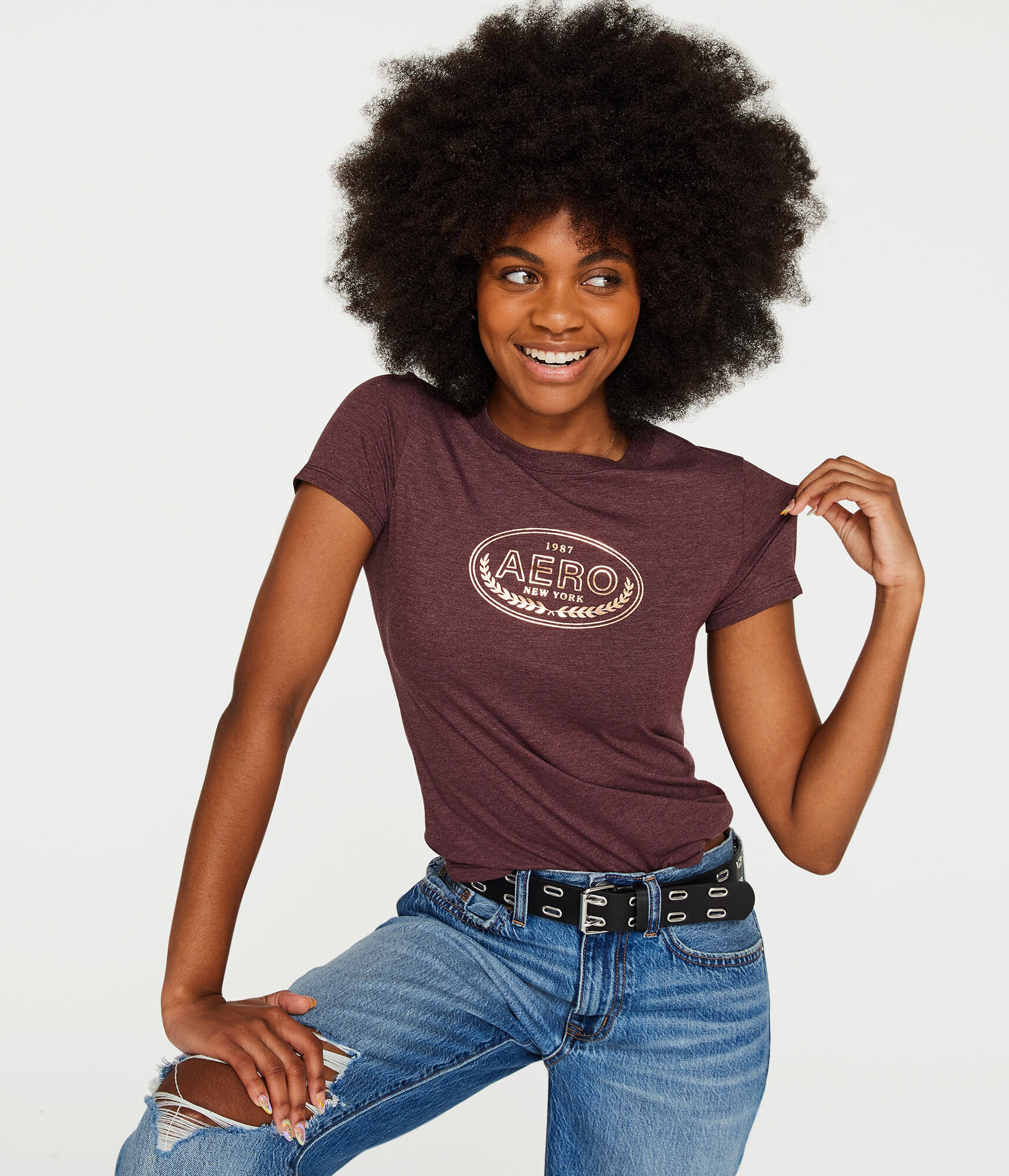 Aero Oval Foil Graphic Tee