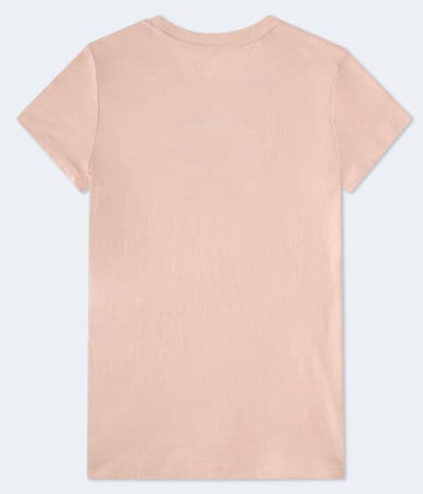 Aero New York Ribbon Flocked Graphic Tee Aero New York Ribbon Flocked Graphic Tee