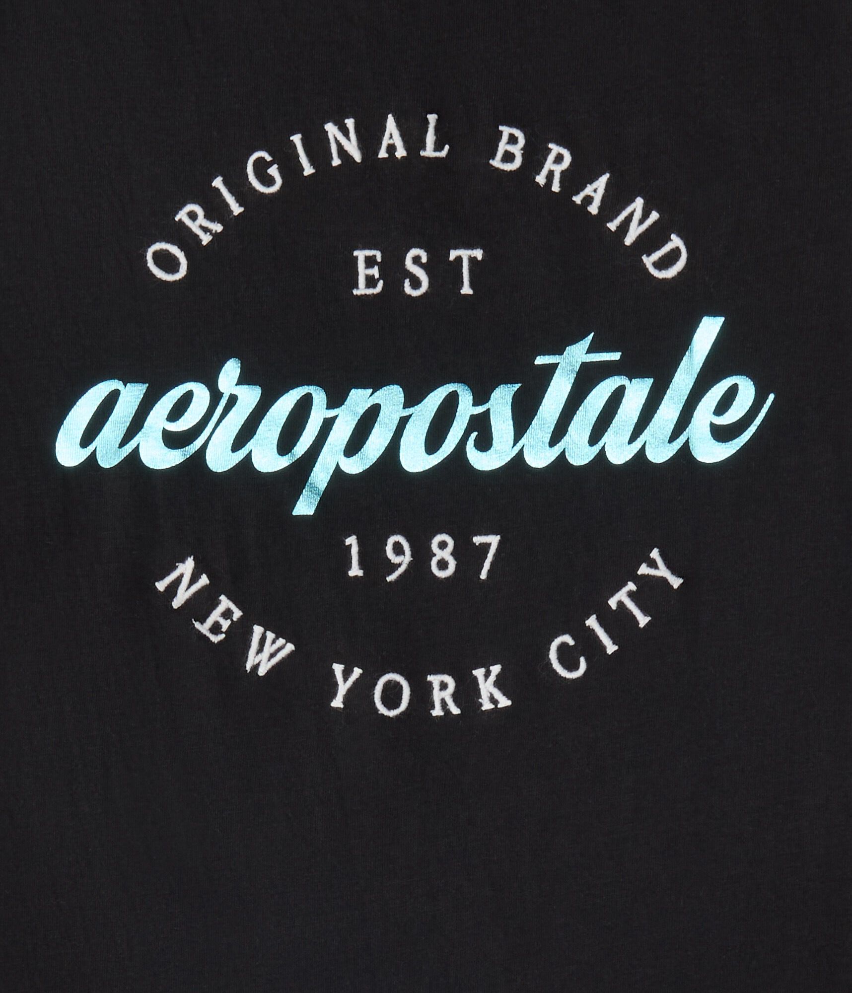 Aeropostale Circle Foil Graphic Tee