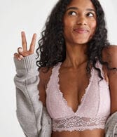 Lace Plunge Bralette