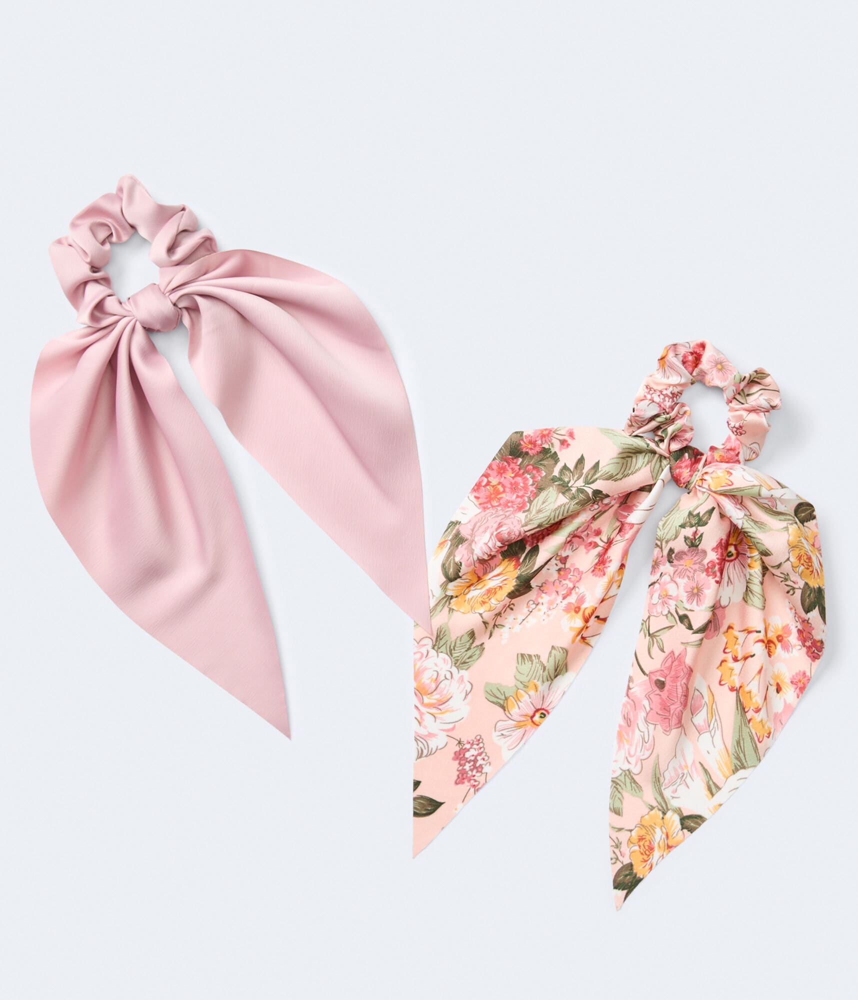 Satin Scarf Hair Tie 2-Pack