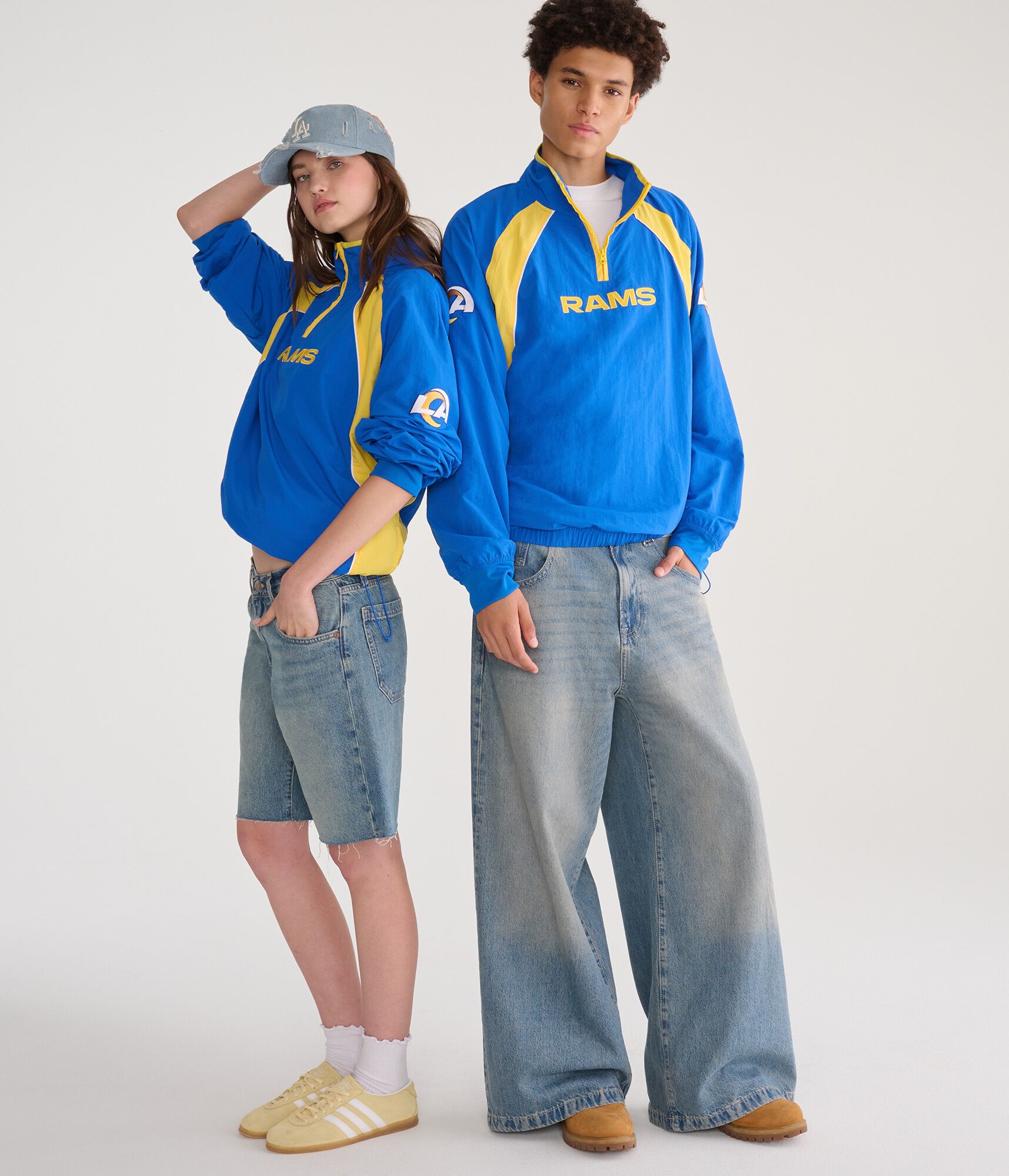 Los Angeles Rams Quarter-Zip Track Jacket