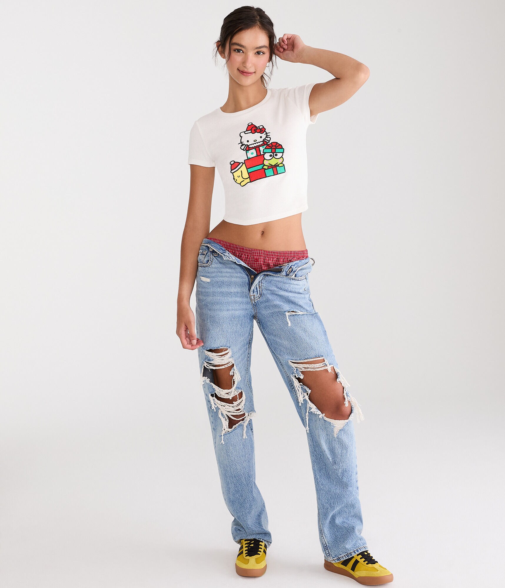 Hello Kitty and Friends | Aero Christmas Presents Baby Tee