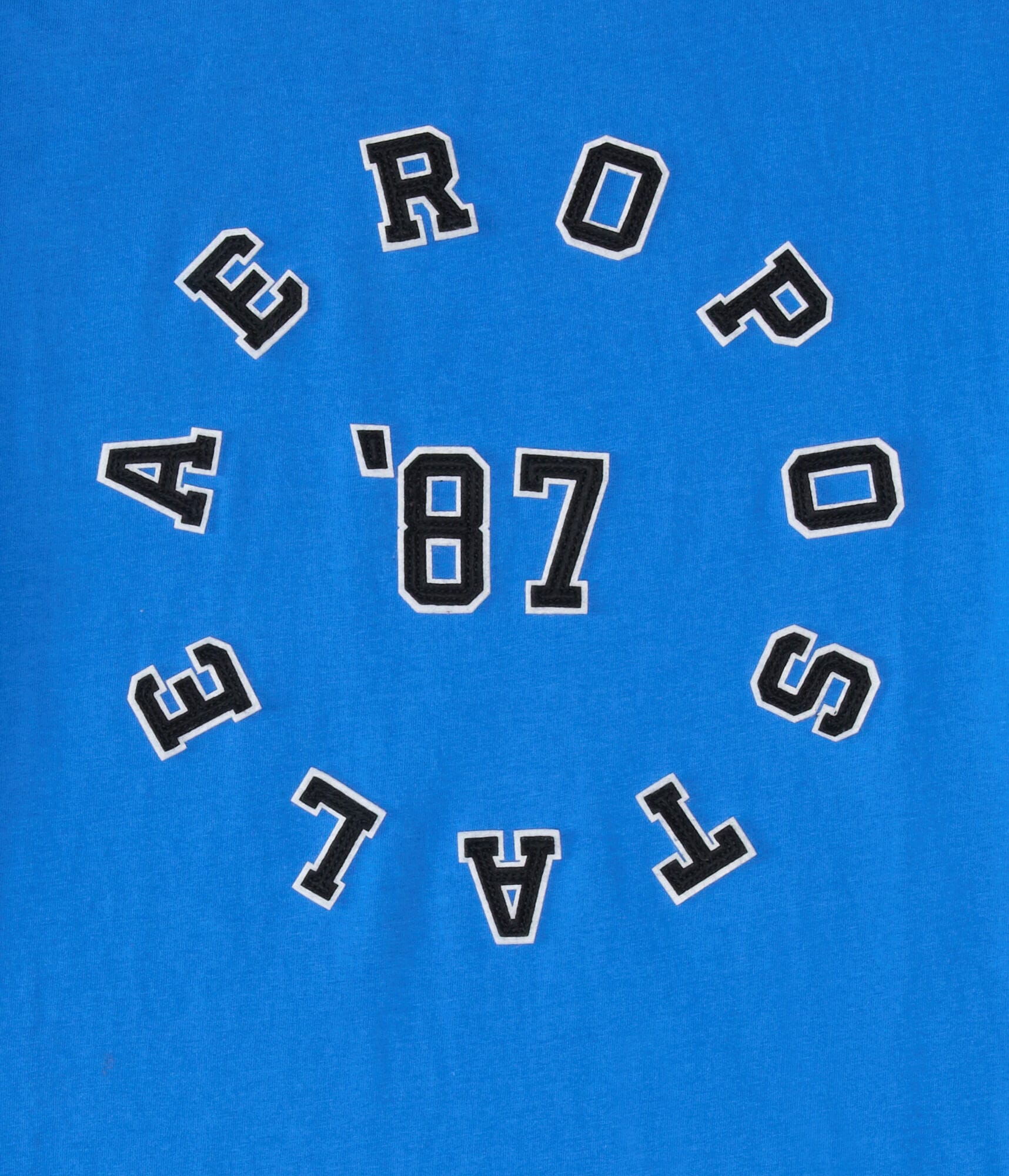 Aeropostale 87 Circle Appliqué Graphic Tee